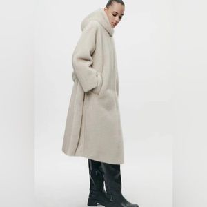 Zara new Fur coat